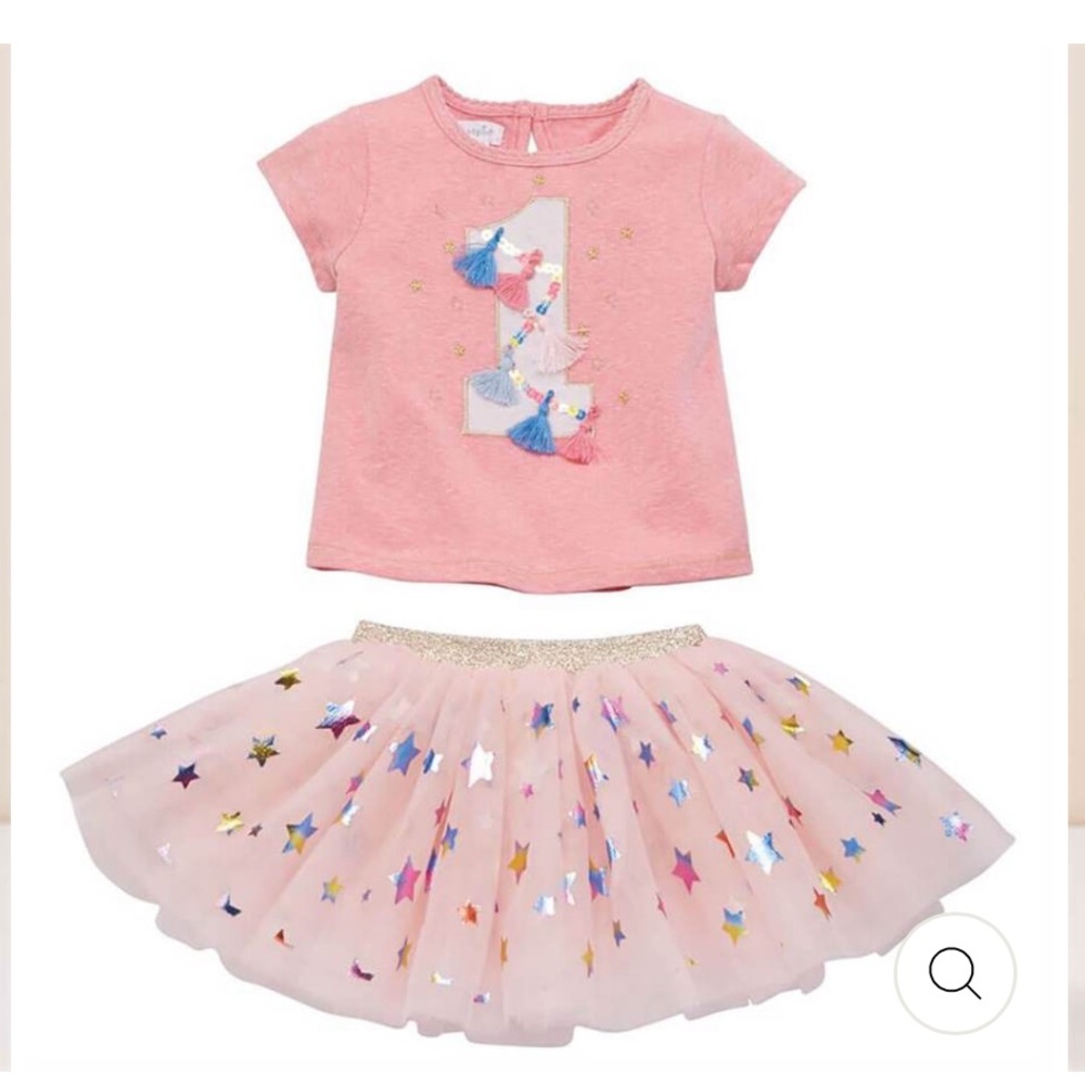 Baby one year birthday outfit
